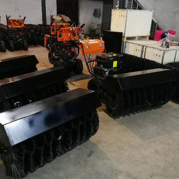 15HP gasoline engine snow sweeping machine snow sweeper