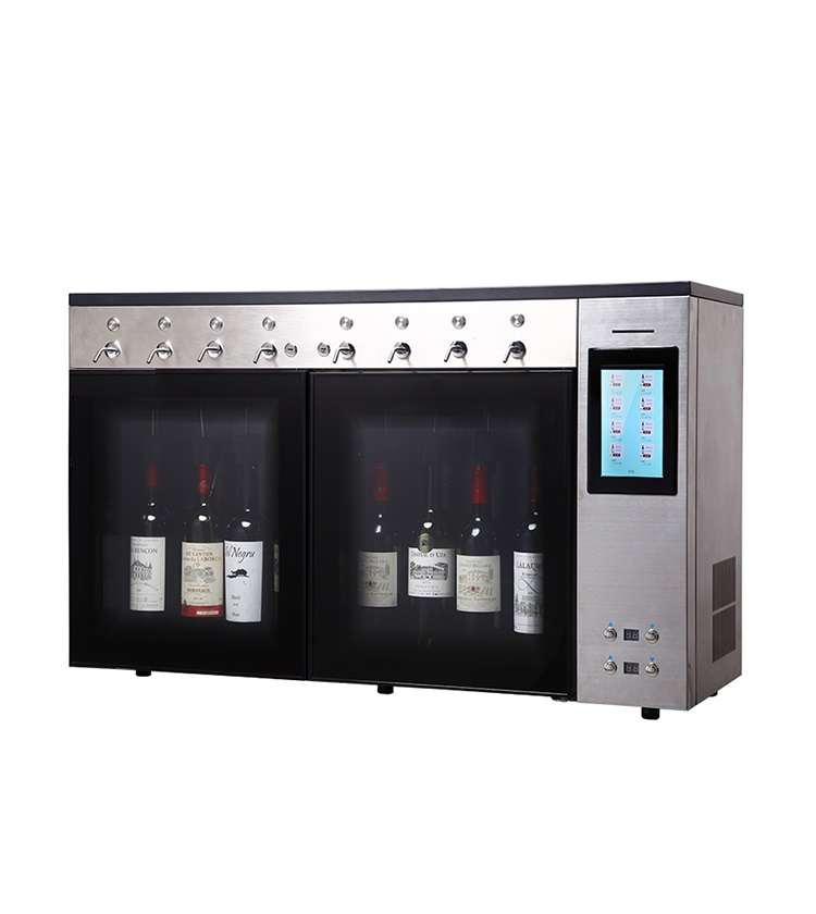 High-quality electric red wine glass dispenser/wine dispenser 6 bottles