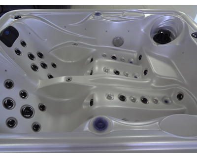 Outdoor freestanding whirlpool bathtub for 2 persons