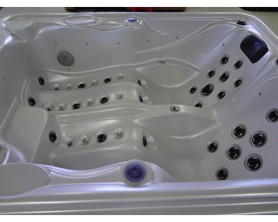 Outdoor freestanding whirlpool bathtub for 2 persons