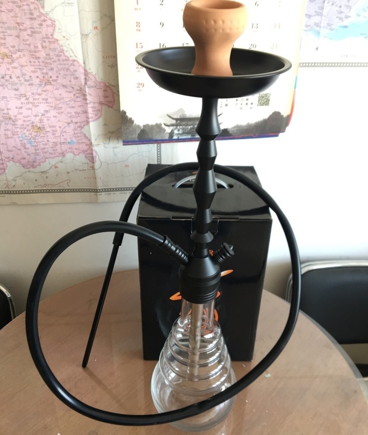 50cm Glass hookah shisha with click connection