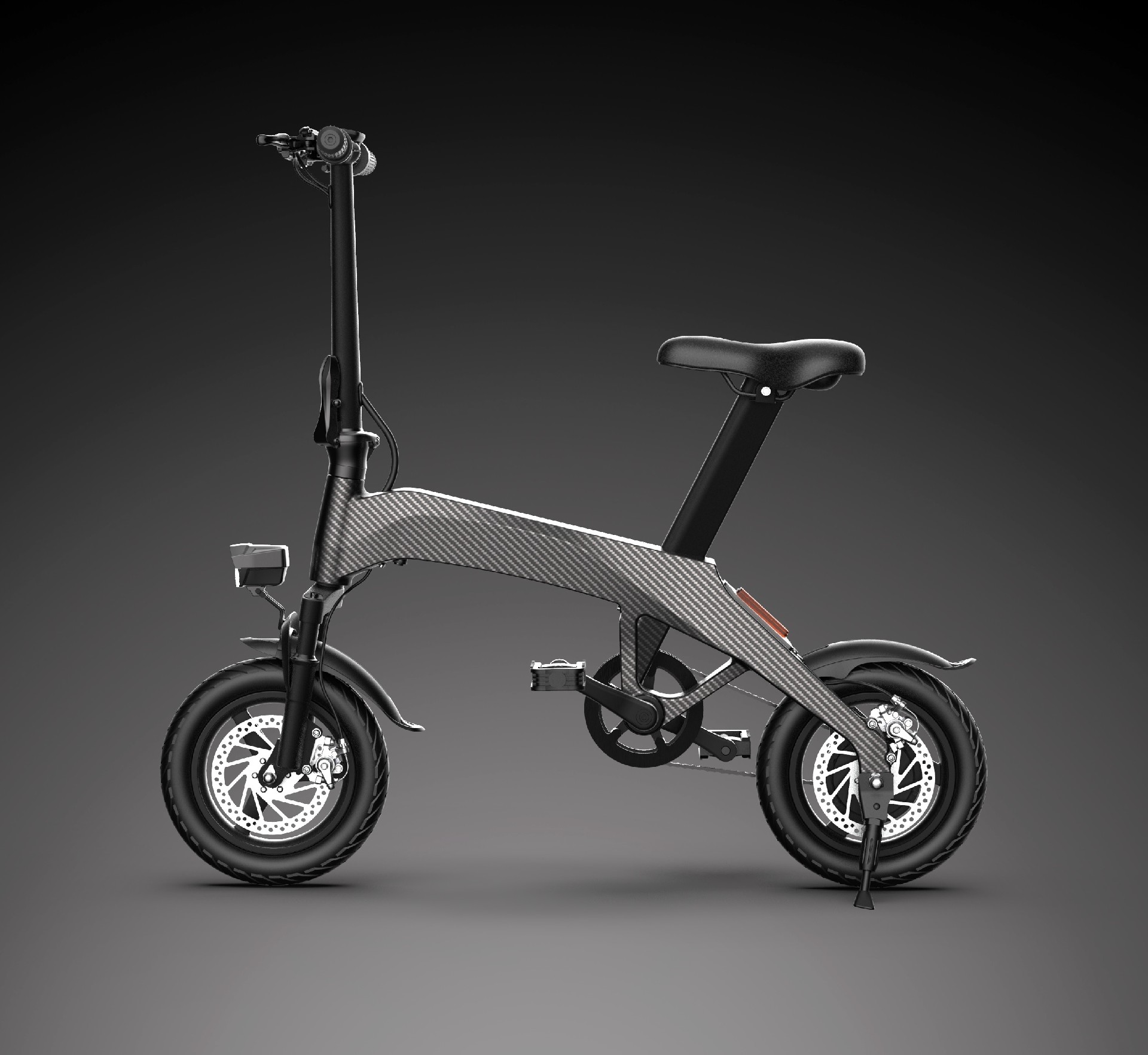 carbon Fiber Hidden Battery 36V e-bike 250W E bike with E Bike Conversion Kit