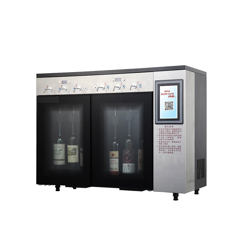 High-quality red wine glass dispenser, automatic desktop wine tasting machine for quantitative output of wine