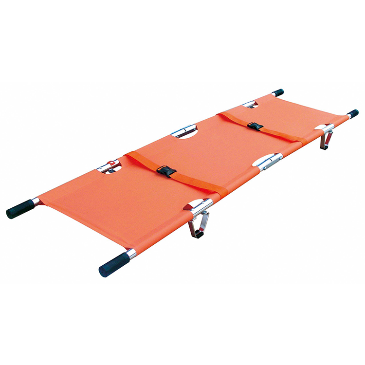 Hospital ambulance aluminum folding emergency stretcher