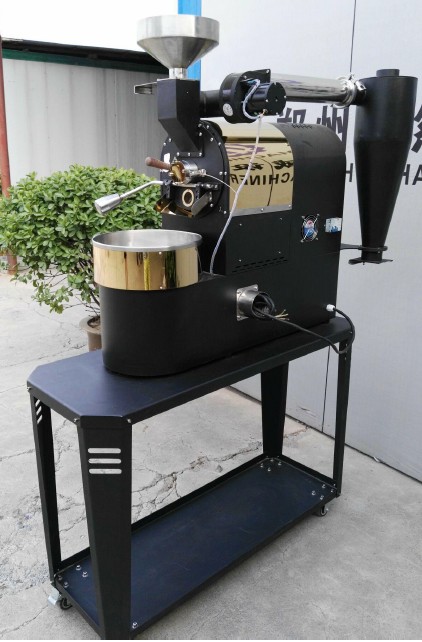 High quality gas heating CE certified 3 kg coffee bean roaster/coffee roasting machine