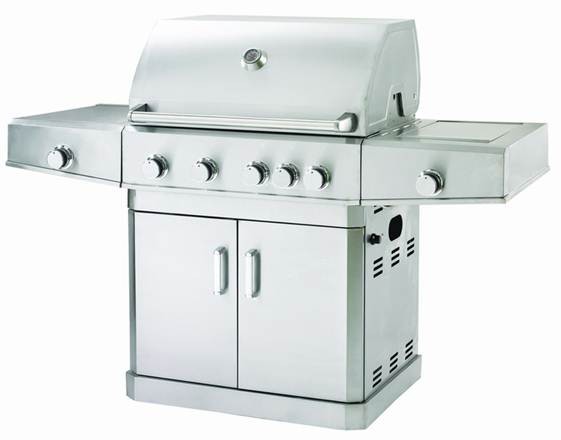 High-end household gas barbecue grill smokeless barbecue grill outdoor courtyard barbecue grill