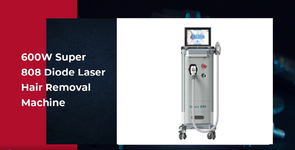 600W Super 808 Diode Laser Hair Removal Machine